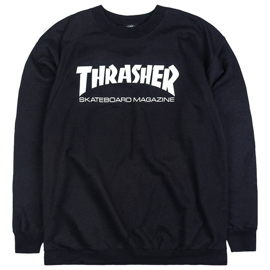 Thrasher Skate Mag Crewneck Sweater Black
