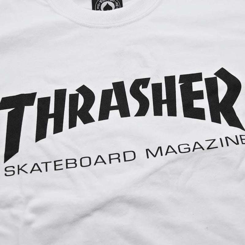 Thrasher Skate Mag Longsleeve T-Shirt White