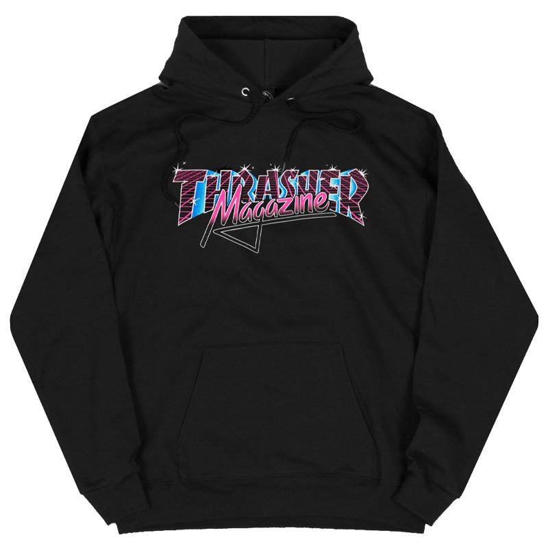Thrasher Vice Logo Hoodie Black