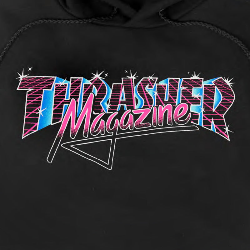 Thrasher Vice Logo Hoodie Black