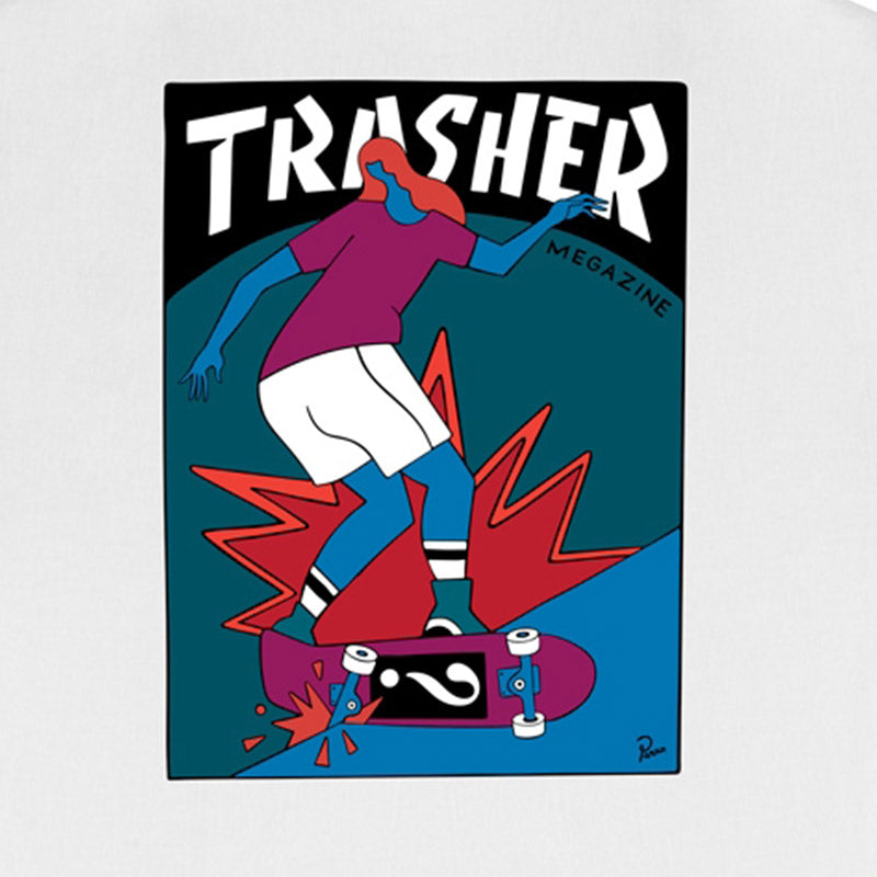 Thrasher x Parra Trasher Hurricane T-Shirt White