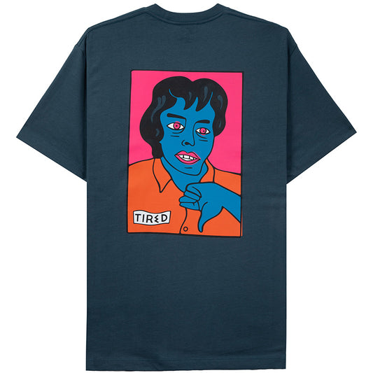 Tired Thumb Down T-Shirt Orion Blue
