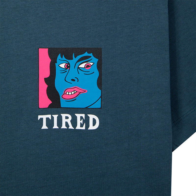 Tired Thumb Down T-Shirt Orion Blue
