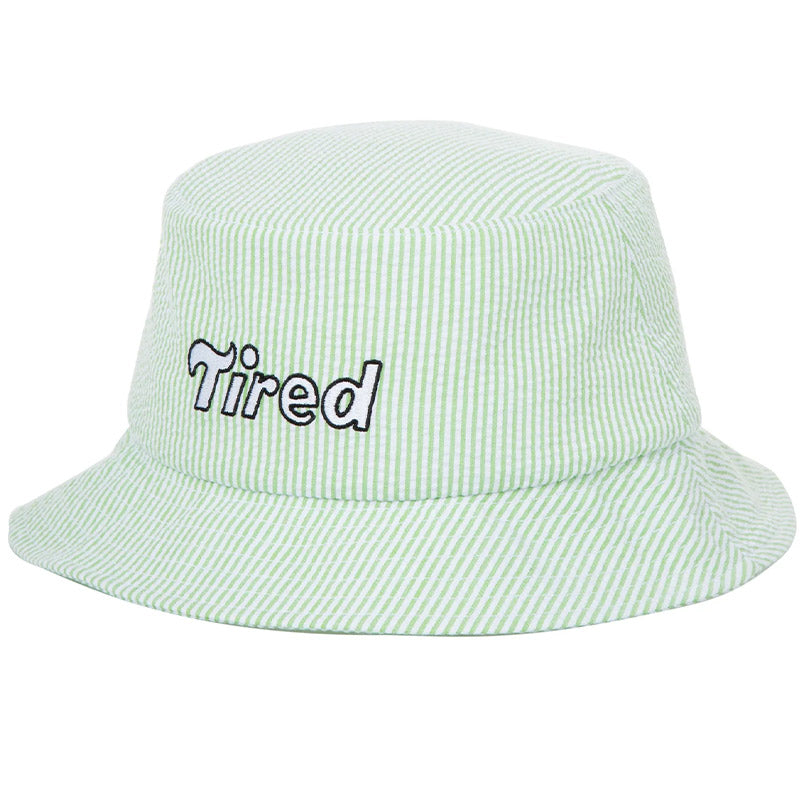 Tired Tilde Seersucker Bucket Hat Mint