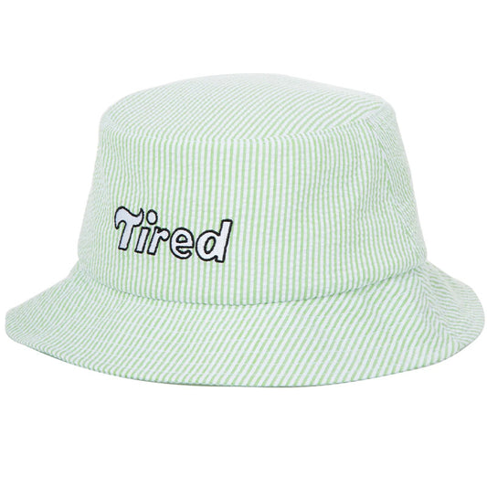 Tired Tilde Seersucker Bucket Hat Mint