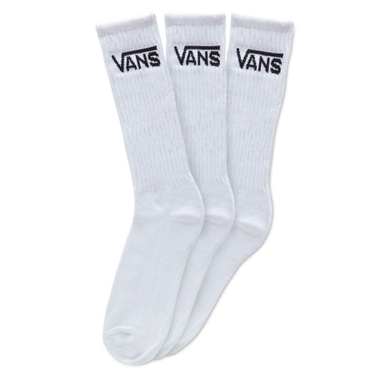 Vans Classic Crew Socks White (3 pack)