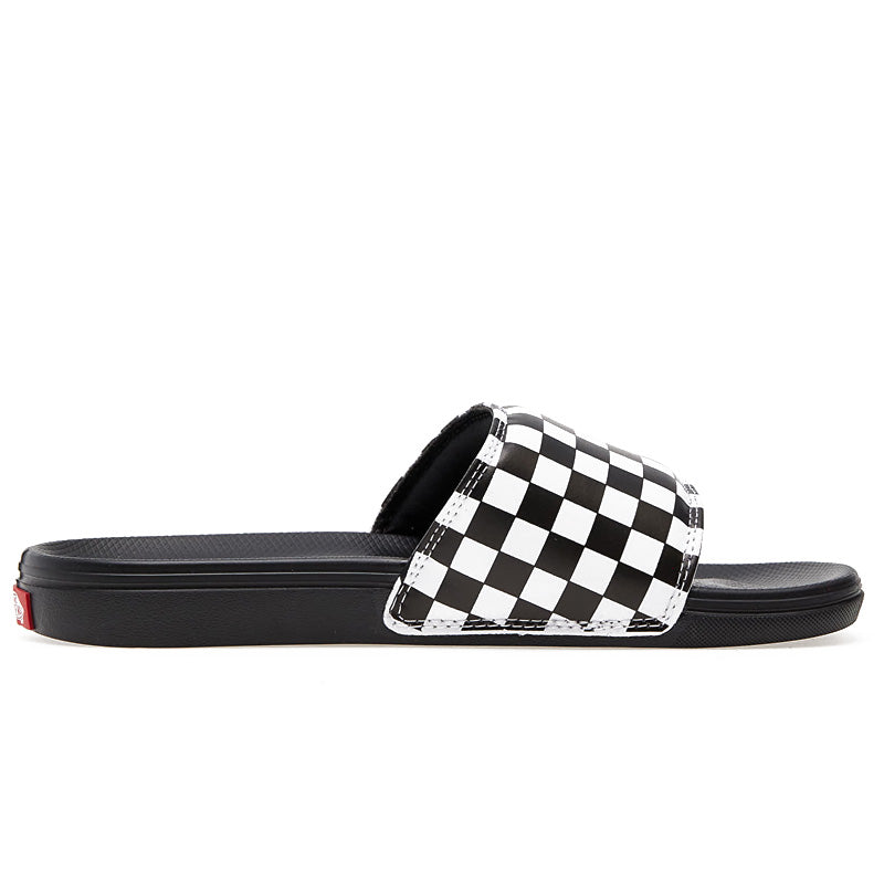 Vans La Costa Slide-On Checkerboard True White/Black
