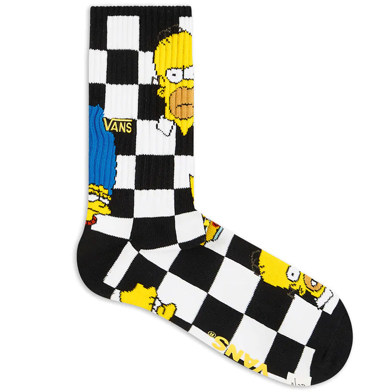 Vans X The Simpson Socks Black/White Checker